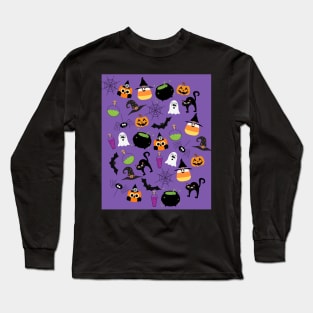 Halloween (purple) Long Sleeve T-Shirt